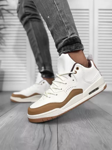Adidasi barbati casual, crem 5919